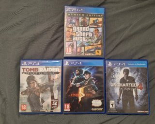 PS4 Juegos, cada unidad a 12€, todo 40€