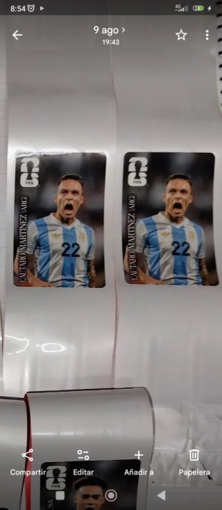 Cromo Lautaro Martínez Argentina Mundial 2022