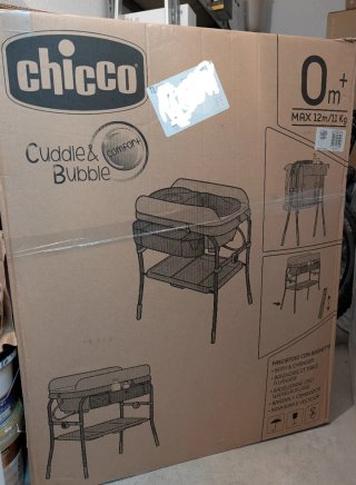 Bañera cambiador Chicco Cuddle & Bubble