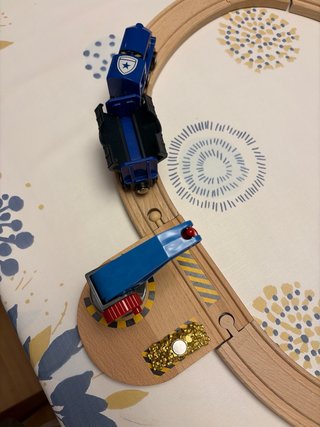 Tren de juguete BRIO y accesorios
