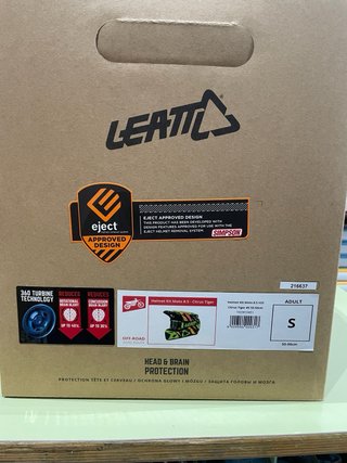 Casco Leatt 8.5 Tiger con Gafas