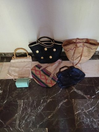 Lote de 5 bolsos