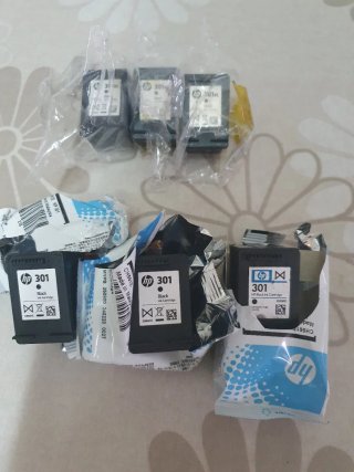 Cartuchos HP 301 negros vacíos