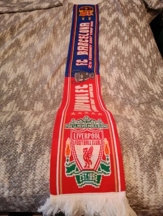 Bufanda Liverpool FC vs FC Barcelona 2007