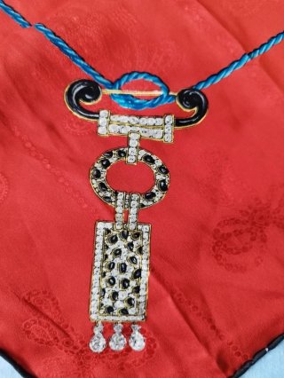 Foulard Must de Cartier Paris Seta Rosso