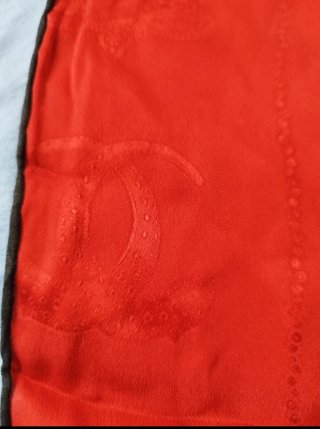 Foulard Must de Cartier Paris Seta Rosso