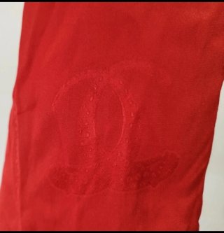 Foulard Must de Cartier Paris Seta Rosso
