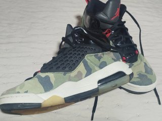 Zapatillas Jordan Camuflaje Negro Verde