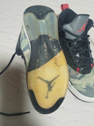 Zapatillas Jordan Camuflaje Negro Verde