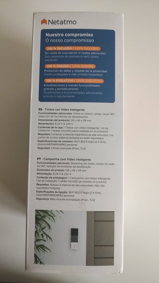 Videoportero Inteligente Netatmo Full HD