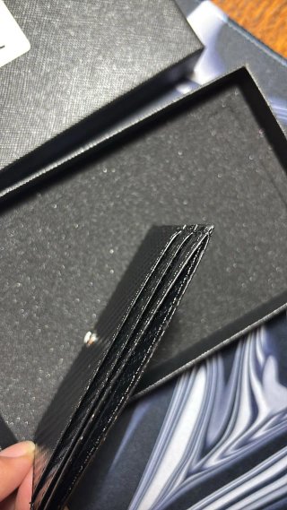 Tarjetero Montblanc Negro Carbono
