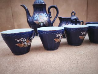 Juego de café/té japonés vintage (6 servicios)