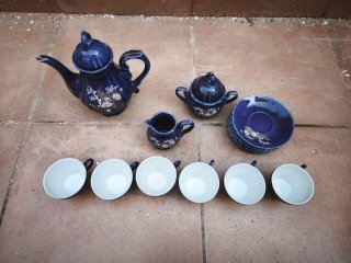 Juego de café/té japonés vintage (6 servicios)