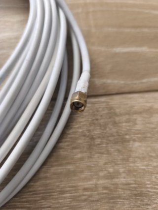 Cable coaxial SMA a N blanco 10m