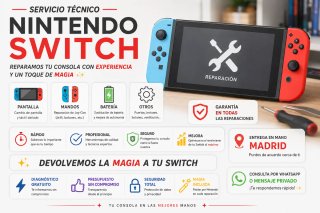 Servicio técnico Nintendo Switch