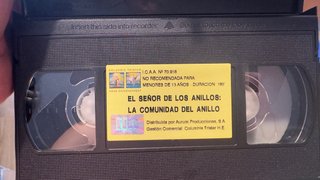 VHS El Señor de los Anillos: La Comunidad
