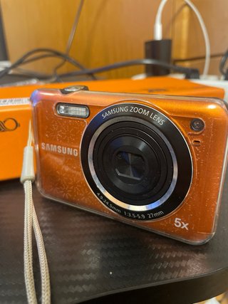 Cámara Samsung Compacta Naranja