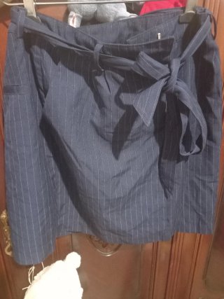 Falda  Sprinfield pichi rayas azul talla 42