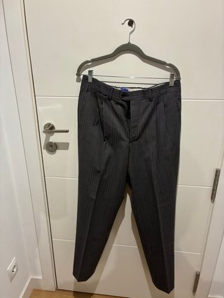 Chaqué Emilio Tucci Lana Negro/Gris