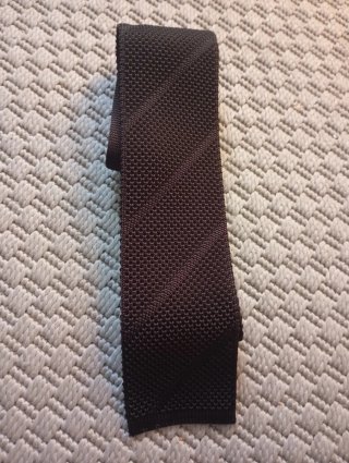 Corbata Japonesa de Triacetato Marrón
