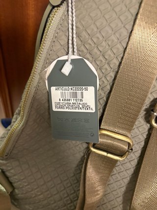 Mochila Beige/Gris Texturizada