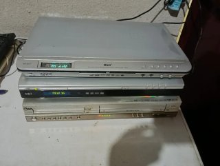 Lote 3 Reproductores DVD/VHS
