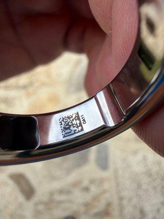 OURA Ring 4 Brushed Silver talla 14