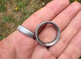 OURA Ring 4 Brushed Silver talla 14