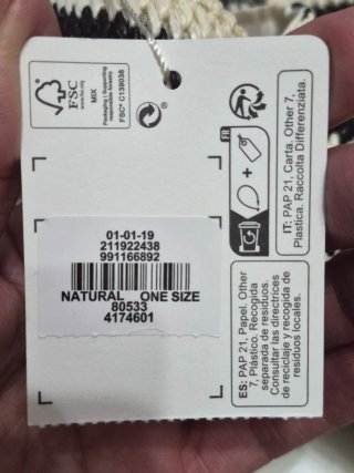 Bolso de Hombro Rayas Blanco y Negro