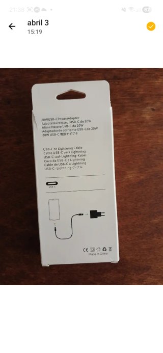 Cargador  rapido par iPhone //15/14/13/12/11
