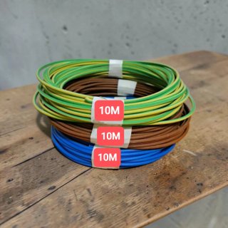 Rollos Cable 2.5mm 10M (3 Colores)
