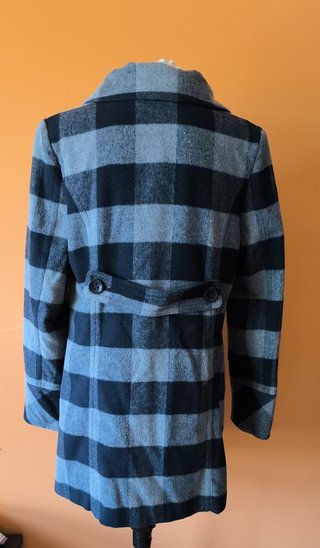 Abrigo Green Coast cuadros azul S