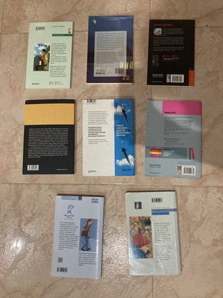 Libros en inglés,Valenciano y Castellano