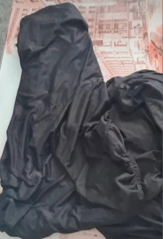 Juego 4 Fundas Sillas Negras Nuevas