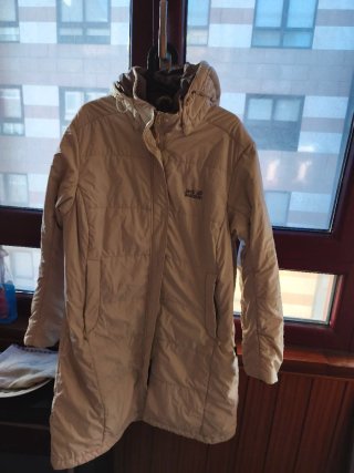 Chaqueta larga mujer Jack Wolfskin beige y 4 mas