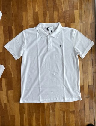 EA7 Polo Hombre Negro y Blanco