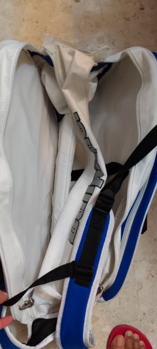 Mochila Bullpadel Azul y Blanca