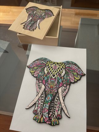 Puzzle de Elefante Decorativo
