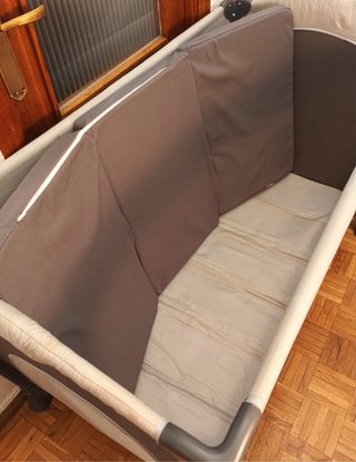 Cuna de viaje + colchón