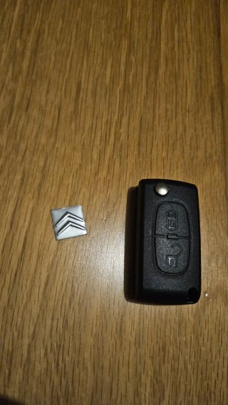 Chave Citroen C2 C3 C4 C5 C6 2 Botões