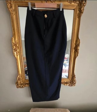 Ribas' Midi Azul Marino Vintage T. S/M Sin uso