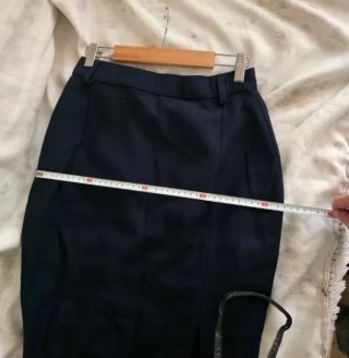 Ribas' Midi Azul Marino Vintage T. S/M Sin uso