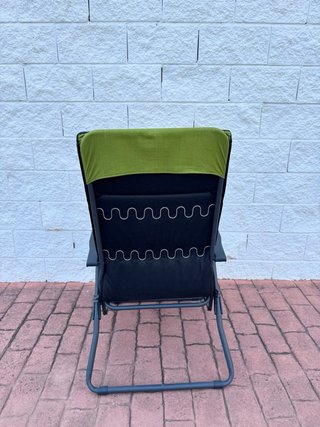 Sillón reclinable exterior verde