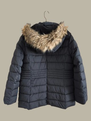 Abrigo Esprit Talla L Negro