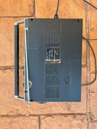 Radio Cassette Vintage Zeat-SONIC Gris/Plata