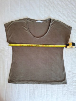 Camiseta MNG verde kaki Talla S