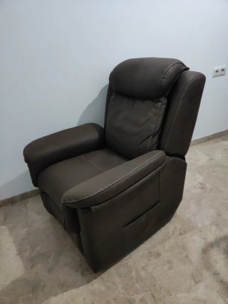 Sillón Relax Piel Sintetica Marrón