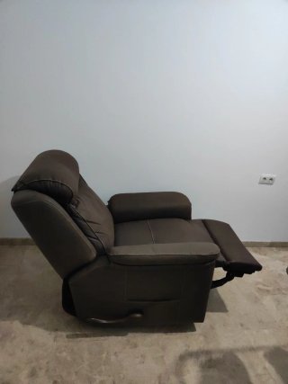 Sillón Relax Piel Sintetica Marrón