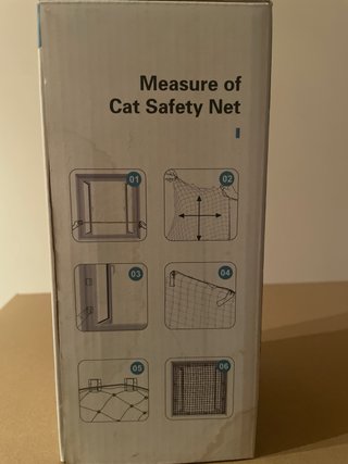 Red de seguridad para gatos 6x3m