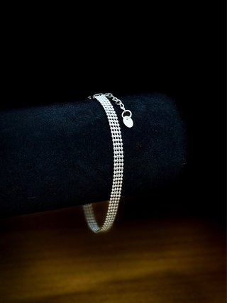 Pulsera en Plata de Ley 925 - 24 cm- Minimalista